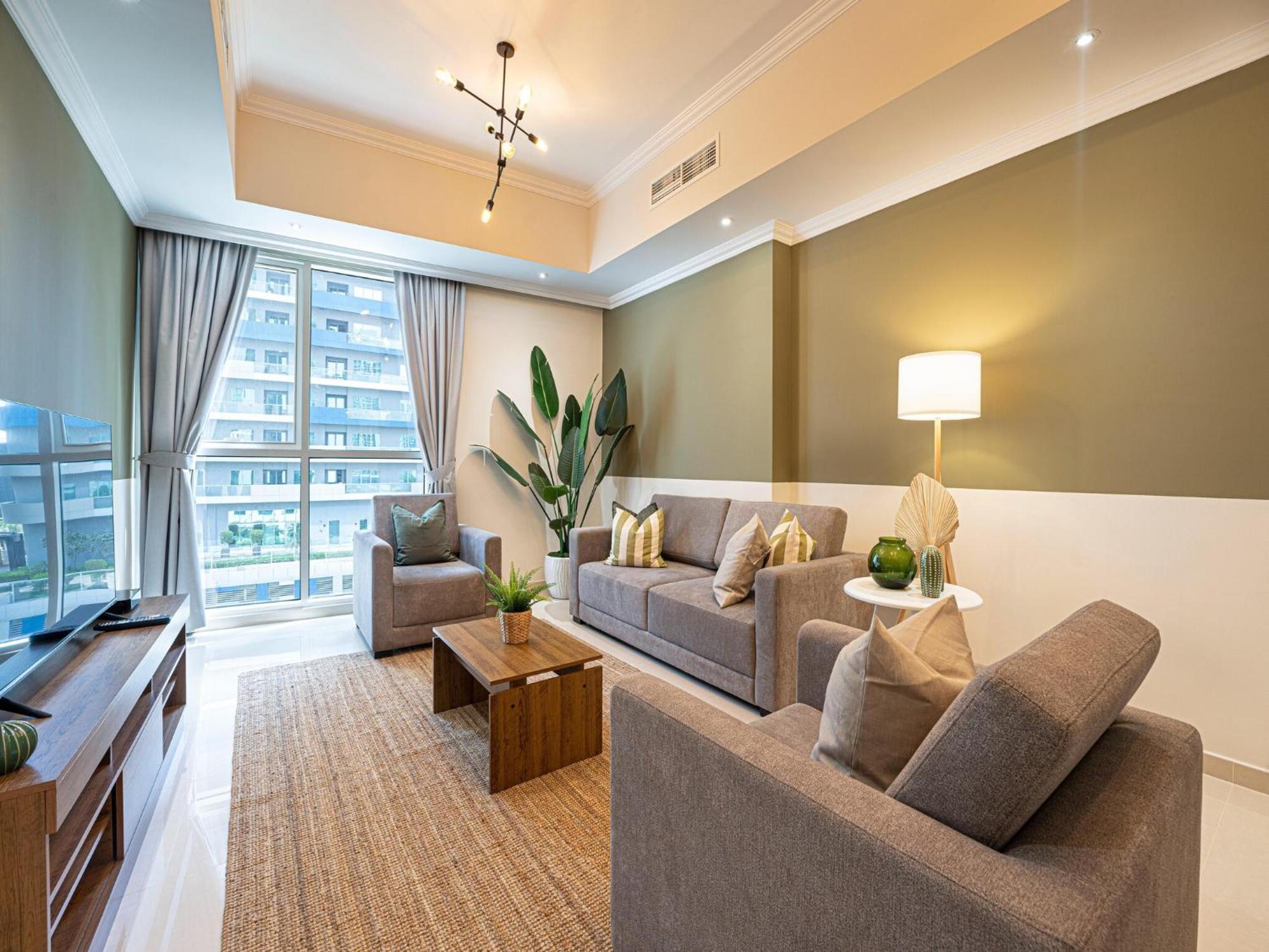 Luxe Apartments Near Dubai Mall Burj Khalifa Pool Gym Parking ภายนอก รูปภาพ