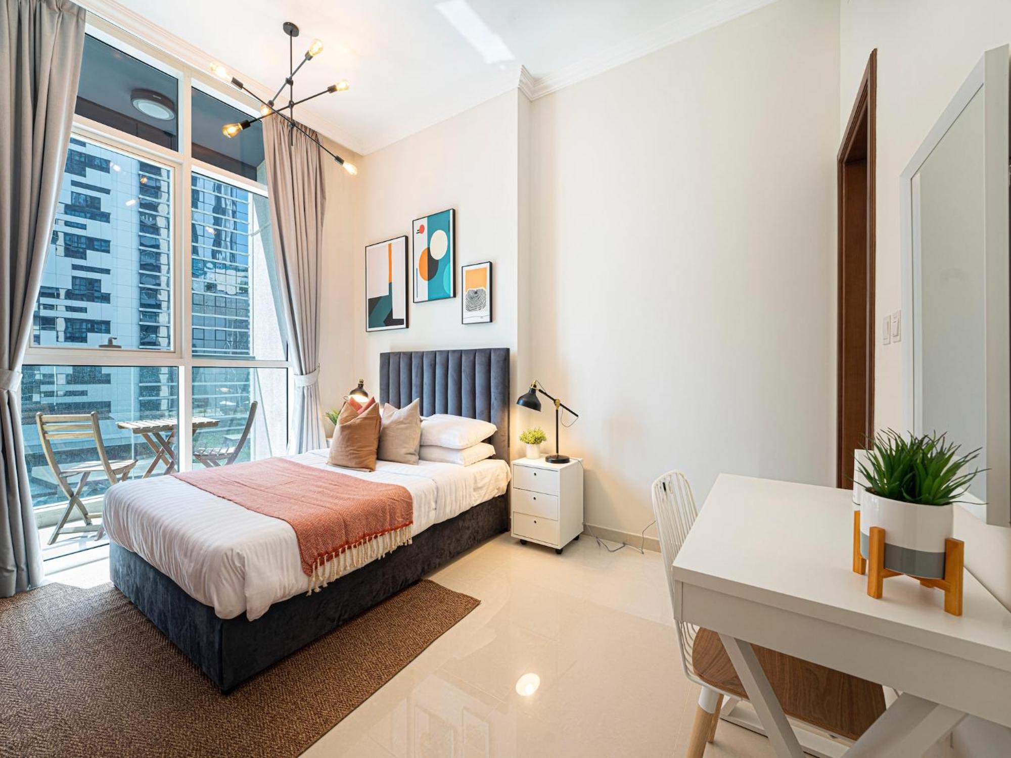 Luxe Apartments Near Dubai Mall Burj Khalifa Pool Gym Parking ภายนอก รูปภาพ