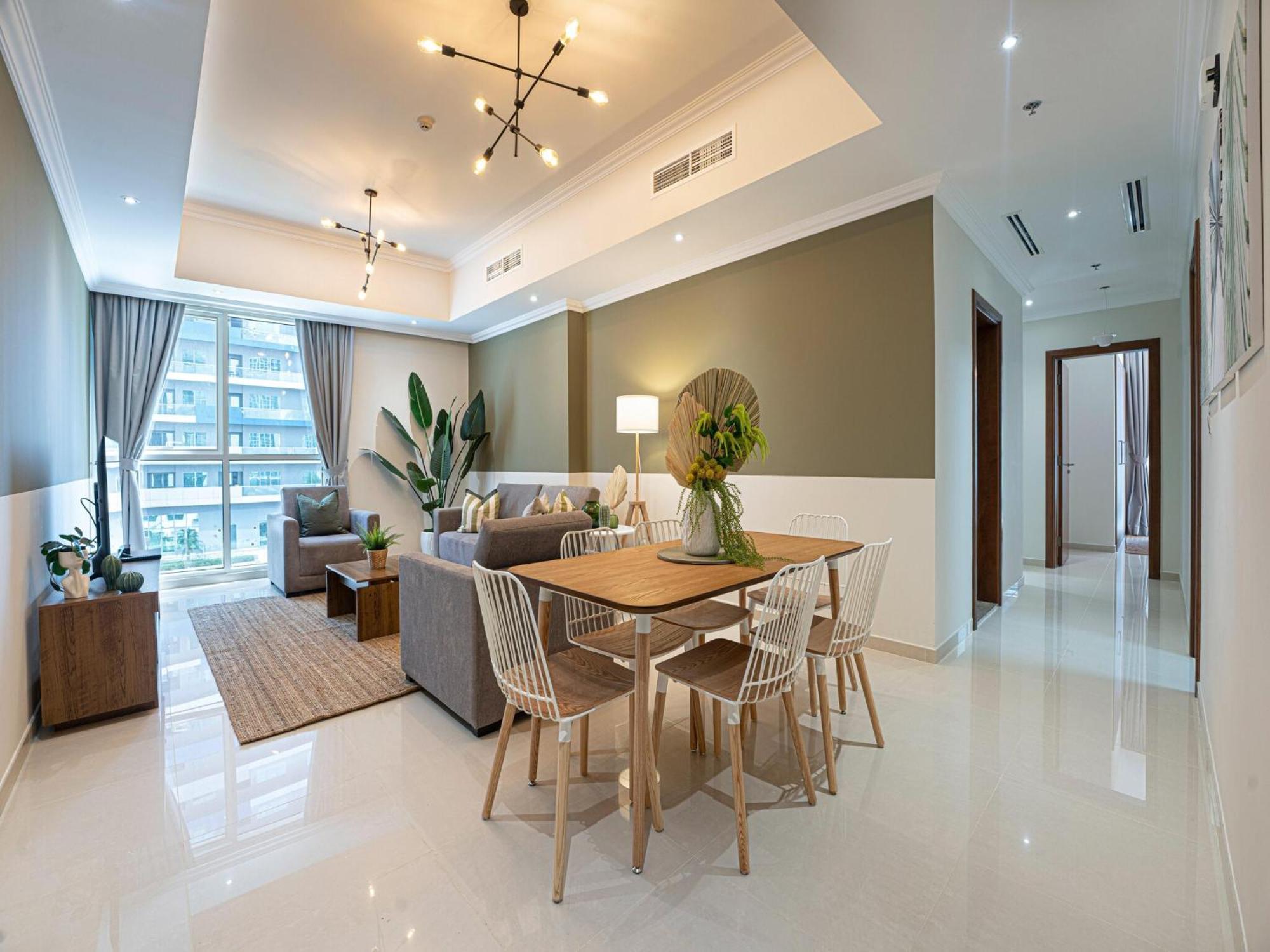 Luxe Apartments Near Dubai Mall Burj Khalifa Pool Gym Parking ภายนอก รูปภาพ