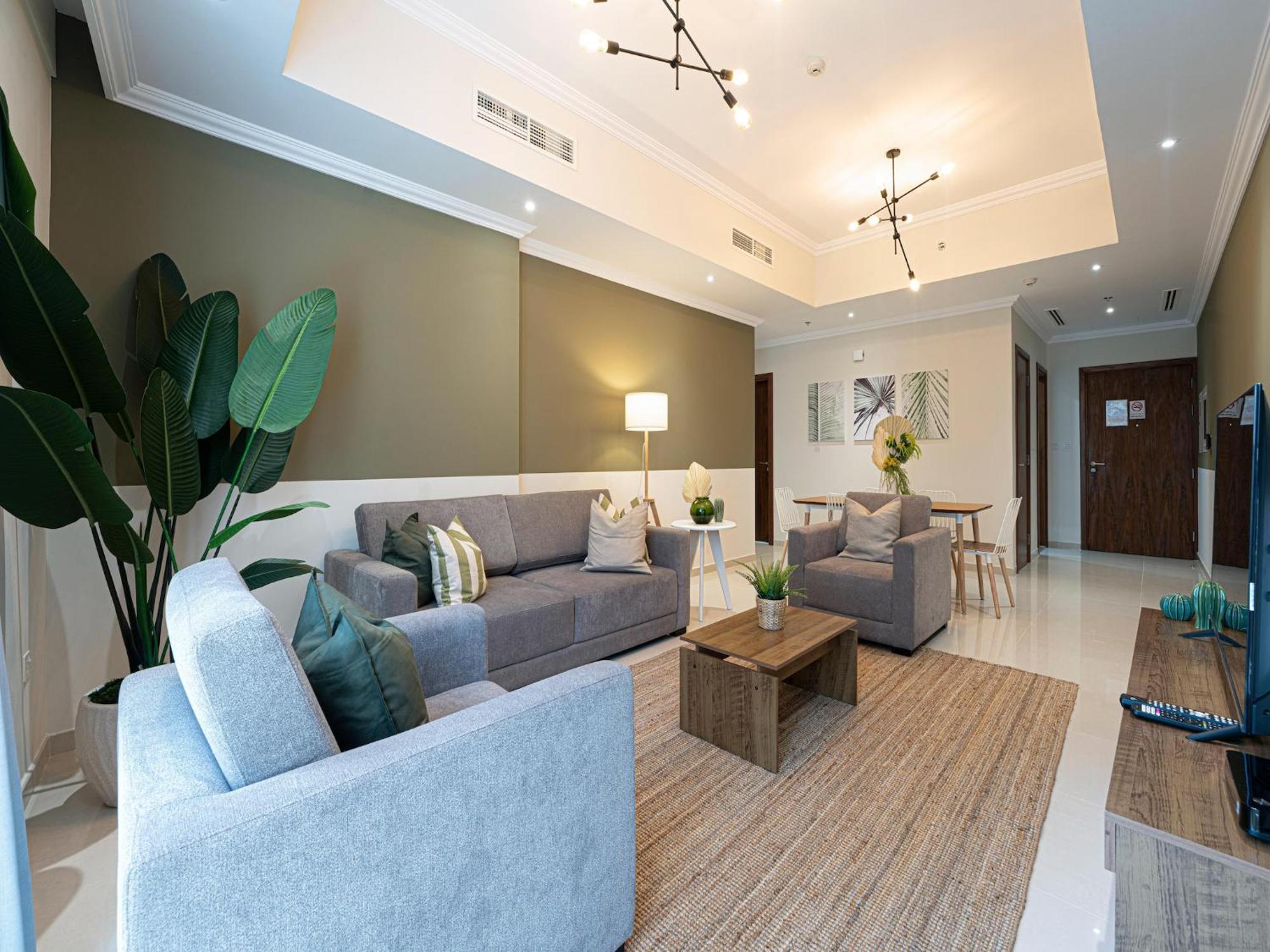 Luxe Apartments Near Dubai Mall Burj Khalifa Pool Gym Parking ภายนอก รูปภาพ